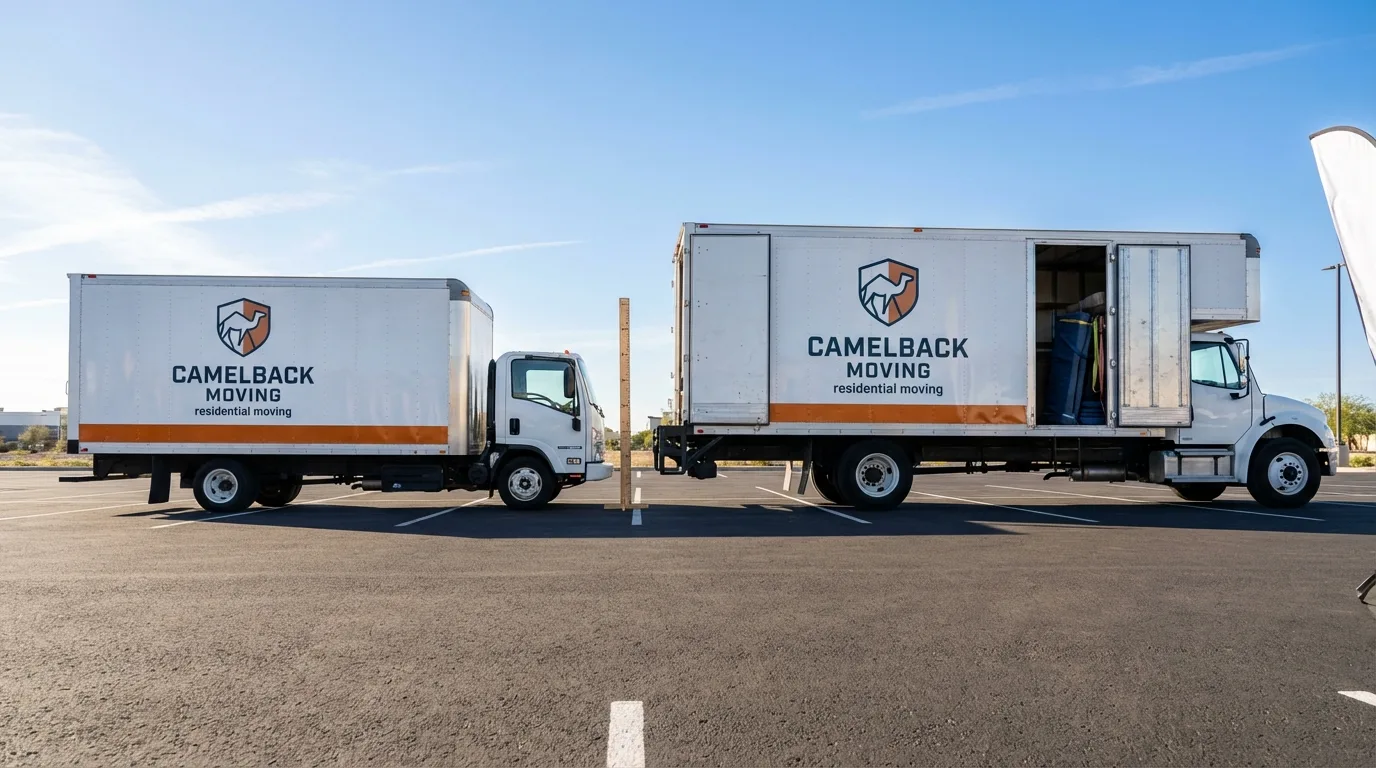Moving truck size capacity guide in Sherwood